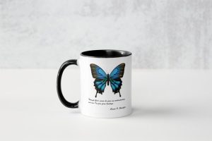 Through God's Peace Quoted Coffee Mug